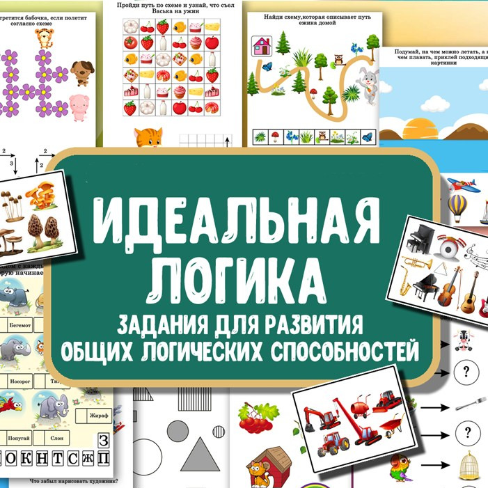 Сборник «Идеальная логика» — логические задачи для детей