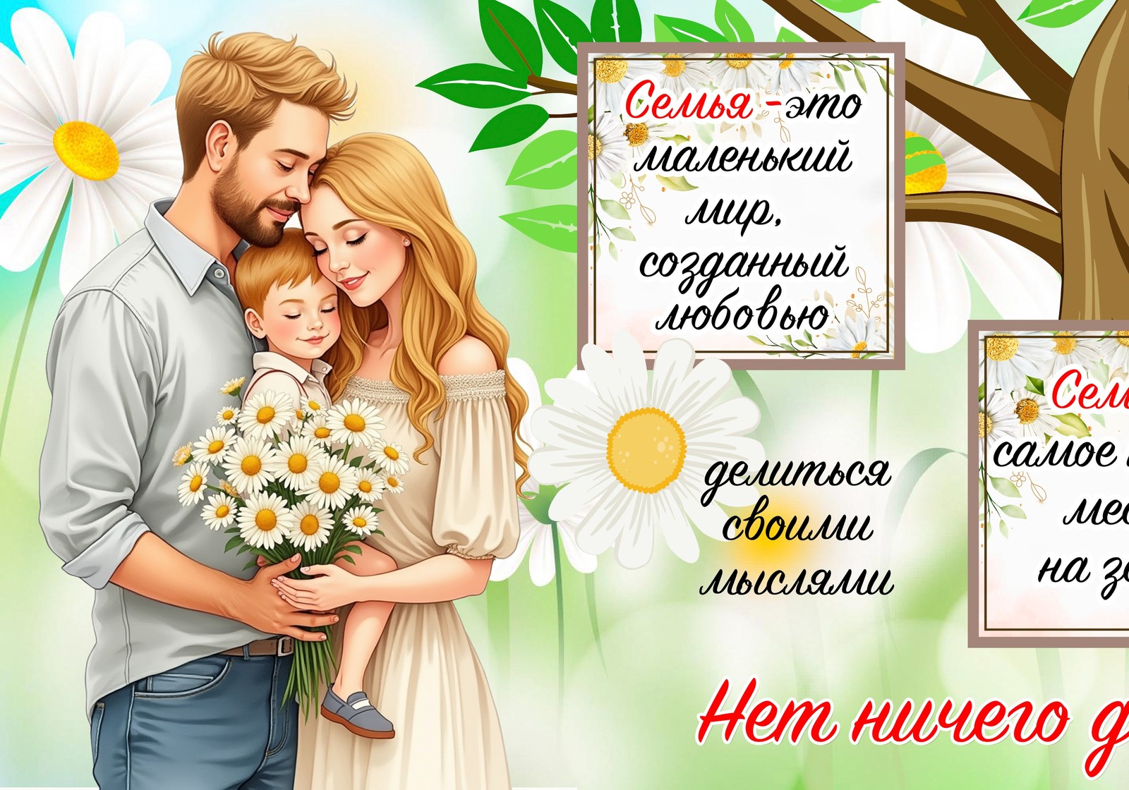 Стенгазета «День семьи, любви и верности» — 4 размера — превью страницы 4
