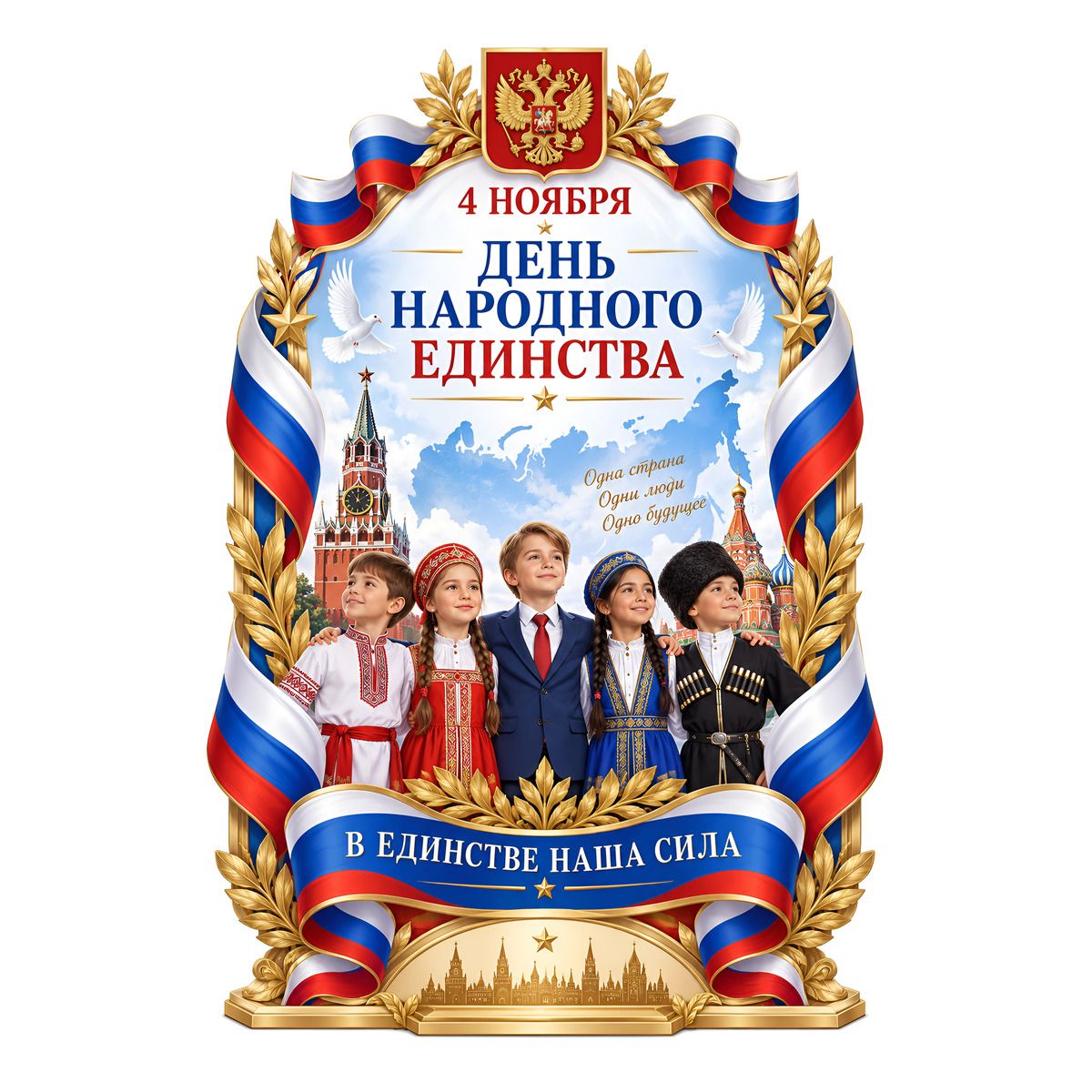 Фотозона «Единство» — PDF-пособие для детсада