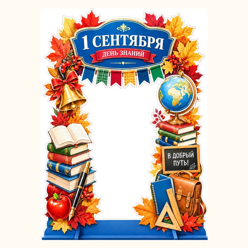 Фотозона рамка на 1 сентября — 25 листов — PDF-пособие для детсада