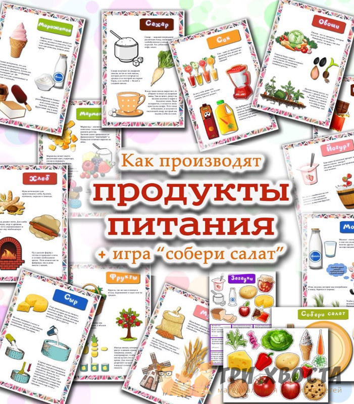Сборник «Как производят продукты питания» — карточки о производстве — превью страницы 2