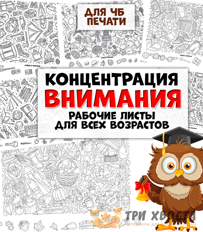 Сборник «Концентрация внимания» — задания для детсада — превью страницы 2