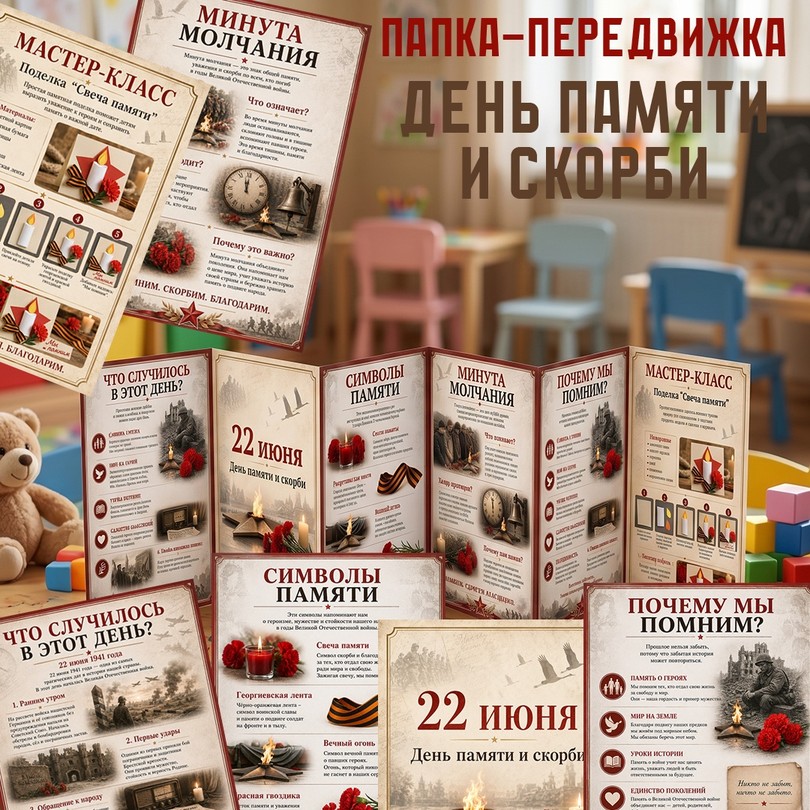 Папка-передвижка «День памяти и скорби» — 22 июня